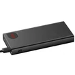 Baseus Adaman Metal Powerbank, 20000mAh, 2xUSB, USB-C, Lightning, microUSB  22.5W (fekete)