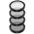 TELESIN Filter set CPL/ND8/ND16/ND32 for DJI Action 3 / 4