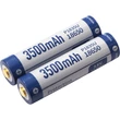 KeepPower 18650 3,7V 3500mAh védett Li-ion akkumulátor USB