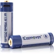 KeepPower AA 1,5V 1950mAh védett Li-ion akkumulátor USB