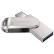 SanDisk DUAL DRIVE LUXE PenDrove USB 3.1 USB-C 64GB ezüst (00186463)