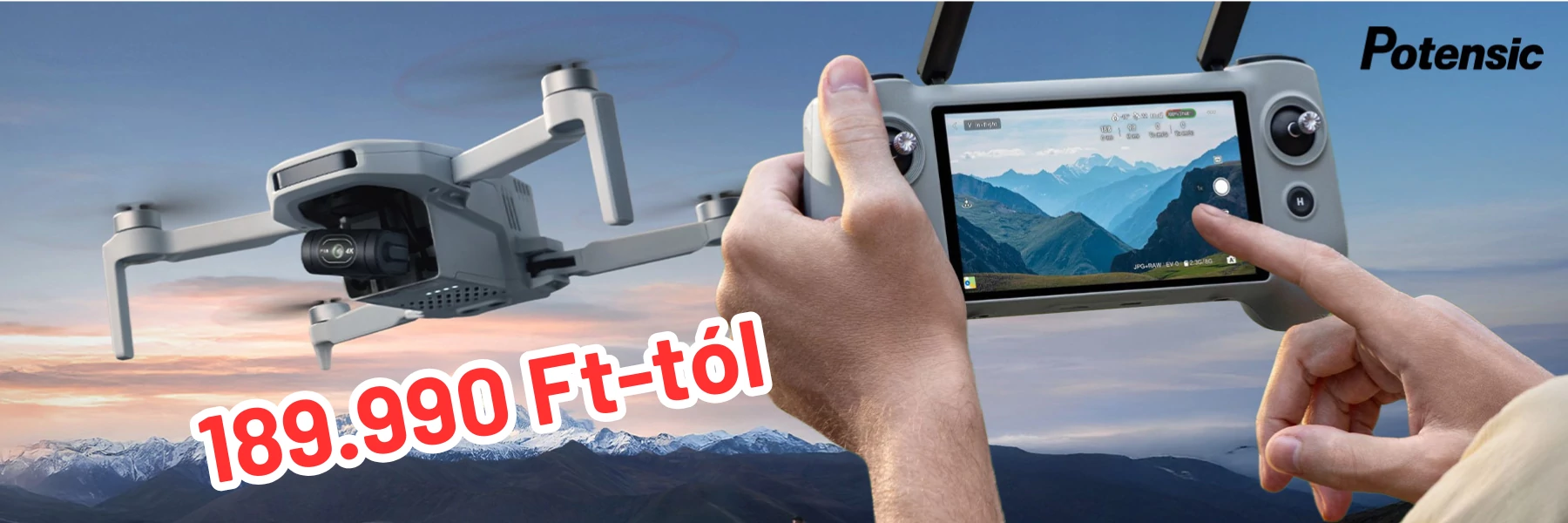 Potencic Atom 2 kijelzős kontrollerrel