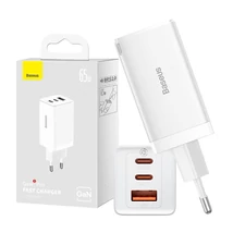 Baseus GaN5 65W Charger - fehér