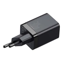 Baseus Super Si Pro gyorstöltő USB + USB-C 30W - fekete