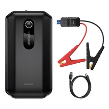 Baseus Super Energy Autó Jump Starter Powerbank / Indító, 10000mAh, 1000A, USB (fekete)