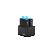 GoPro kettős akkumulátortöltő + akkumulátor (HERO9 fekete)