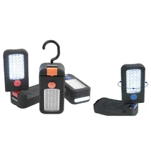 Dörr X24+ elemlámpa, 24+4 LED-del, mágnessel, kampóval sárga