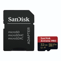 SanDisk microSD Extreme Pro memóriakártya - 32GB