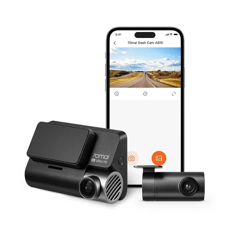 70mai Dash Cam 4K A810 + RC12 SET menetrögzítő kamera