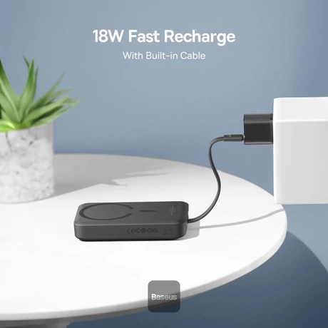 Baseus Magnetic Mini vezeték nélküli PowerBank 10000mAh (P1002210B113-00) 