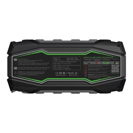 CAROSS USA T18 Jump Starter hordozható indítássegítő (autó indító) + powerbank