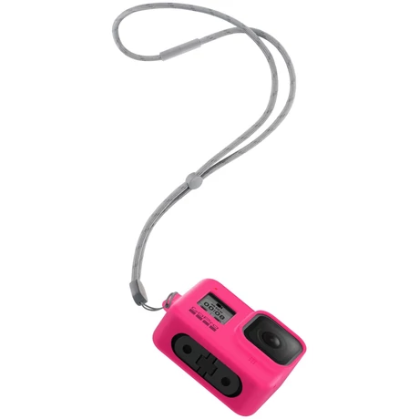 GoPro Sleeve + Lanyard - Electric Pink (Hero8)