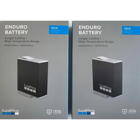 GoPro Enduro Rechargeable Li-Ion Batteries for HERO9/10/11 Black (2-Pack)