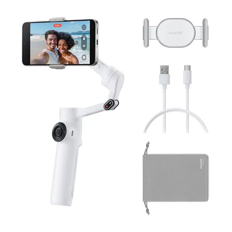 Insta360 Flow 2 AI Tracker Budle (white)
