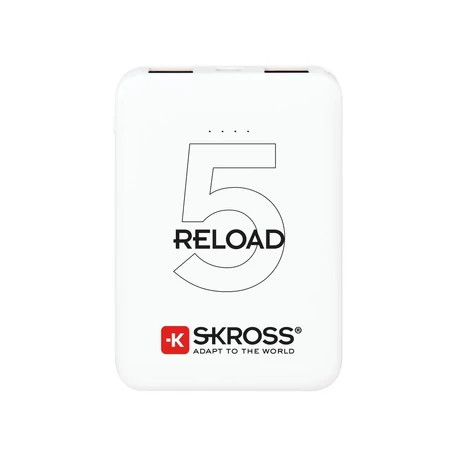 SKROSS Reload5 5Ah power bank USB/microUSB kábellel, két kimenettel