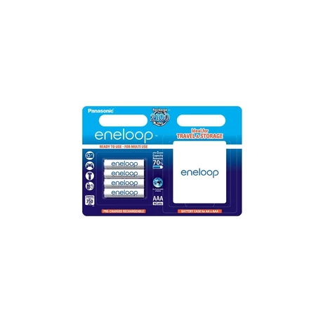eneloop BK-4MCCEC/4BE AAA 750mAh Ni-MH akkumulátor + tok