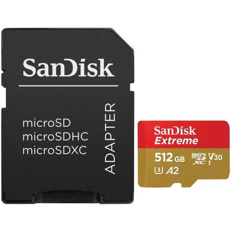  SanDisk Extreme microSDXC 512GB UHS-I/U3/A2/CL10