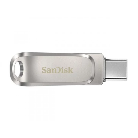 SanDisk DUAL DRIVE LUXE PenDrove USB 3.1 USB-C 64GB ezüst (00186463)