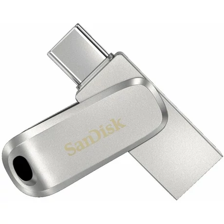 SanDisk DUAL DRIVE LUXE PenDrove USB 3.1 USB-C 64GB ezüst (00186463)