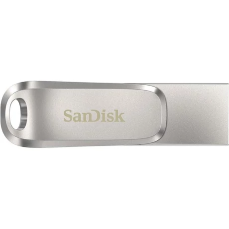 SanDisk DUAL DRIVE LUXE PenDrove USB 3.1 USB-C 64GB ezüst (00186463)
