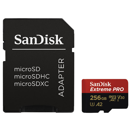 SanDisk microSD Extreme Pro memóriakártya - 256GB