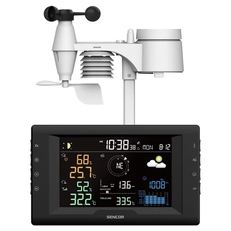 SENCOR SWS 9400 Meteorológiai állomás