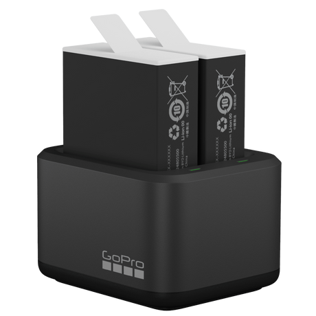 GoPro Dual Battery Charger + Enduro Batteries (Hero9 / Hero10 / Hero11)