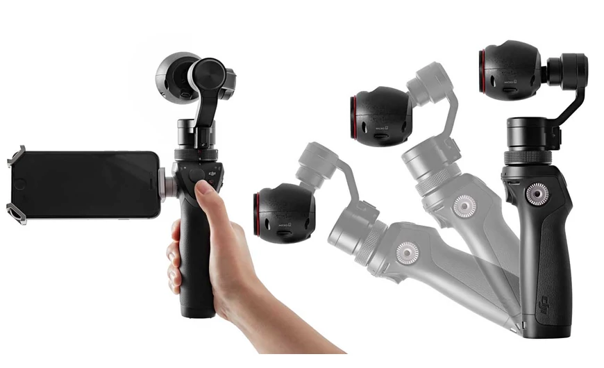 DJI OSMO - kézi stabilizátor 4K/12MP kamerával